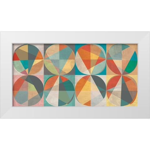Visual Ephemerides II White Modern Wood Framed Art Print by Kaj, Rama