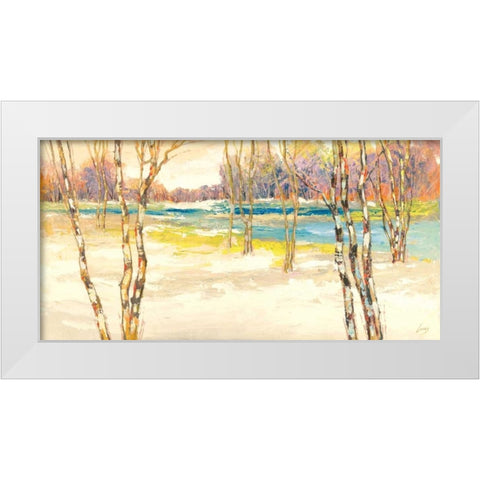 Bosco incantato I White Modern Wood Framed Art Print by Lucas