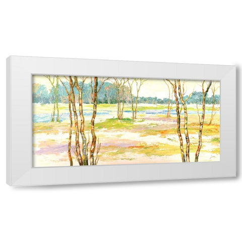 Bosco incantato II White Modern Wood Framed Art Print by Lucas