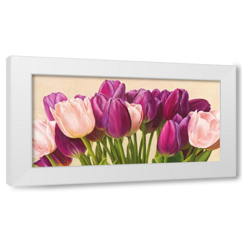 Allegro con brio White Modern Wood Framed Art Print by Villa, Luca