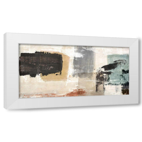 Gemini White Modern Wood Framed Art Print by Maun, Ludwig