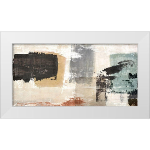 Gemini White Modern Wood Framed Art Print by Maun, Ludwig