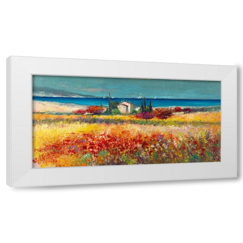Sogno mediterraneo White Modern Wood Framed Art Print by Florio, Luigi