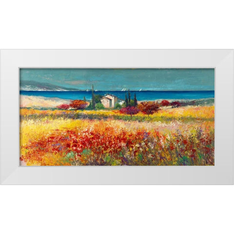 Sogno mediterraneo White Modern Wood Framed Art Print by Florio, Luigi