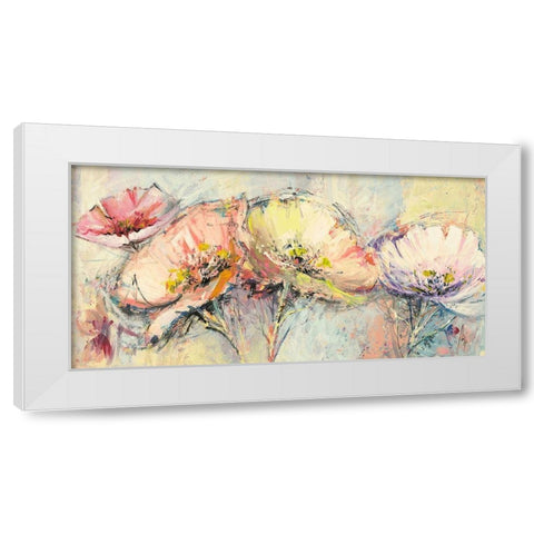 Fiori in primavera White Modern Wood Framed Art Print by Florio, Luigi
