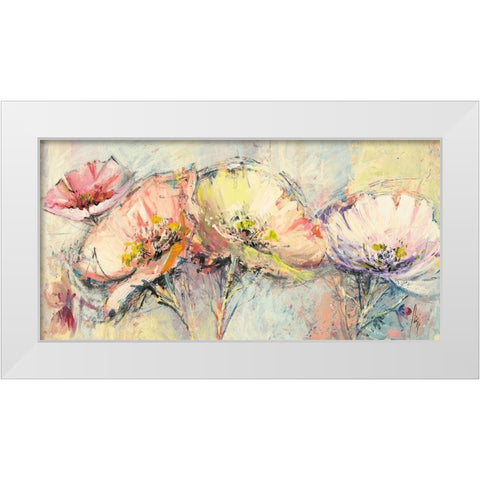 Fiori in primavera White Modern Wood Framed Art Print by Florio, Luigi
