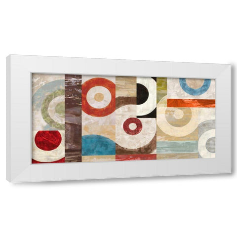 Parade White Modern Wood Framed Art Print by Nava, Sandro