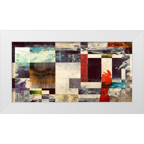 Hottical White Modern Wood Framed Art Print by Nava, Sandro