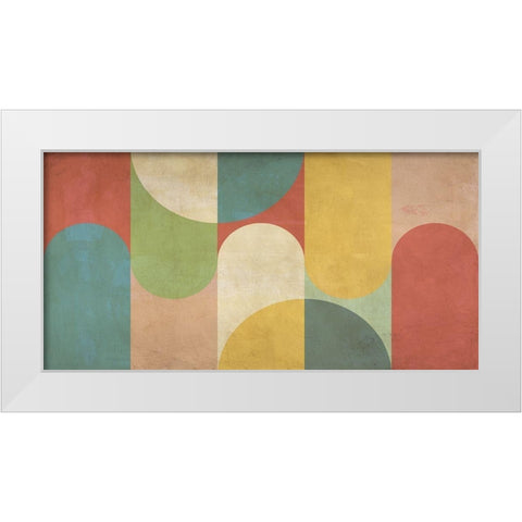 Northern Summer White Modern Wood Framed Art Print by Nava, Sandro