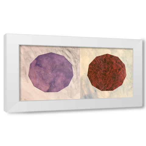 Modulo White Modern Wood Framed Art Print by Novello, Patrizia