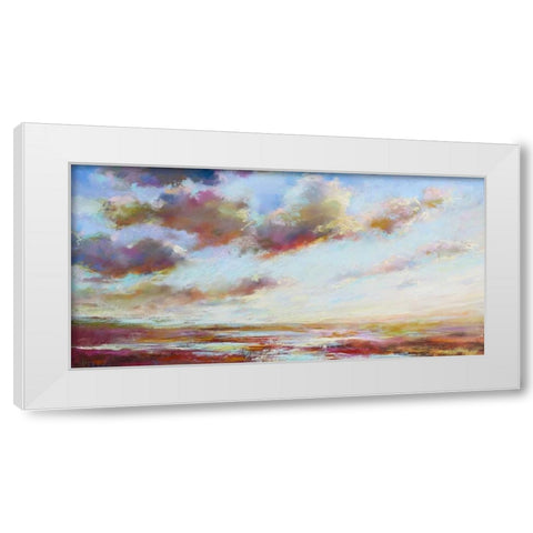 Drift on By White Modern Wood Framed Art Print by Whatmore, Nel