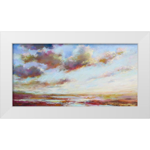 Drift on By White Modern Wood Framed Art Print by Whatmore, Nel
