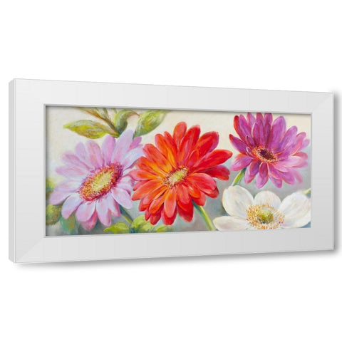 Beautiful Array White Modern Wood Framed Art Print by Whatmore, Nel