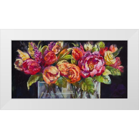 Bundles of Joy White Modern Wood Framed Art Print by Whatmore, Nel