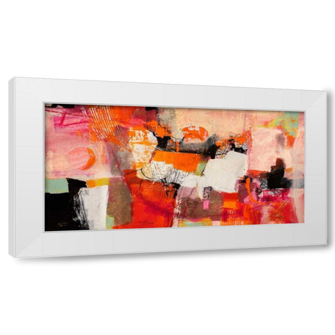 Colors of Summer White Modern Wood Framed Art Print by Pima, Arthur