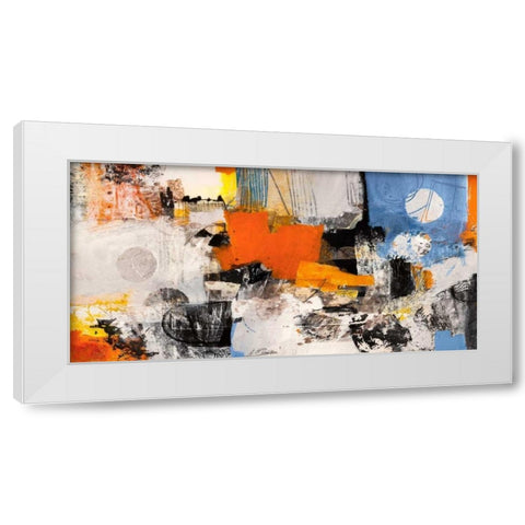 Youth (detail) White Modern Wood Framed Art Print by Pima, Arthur