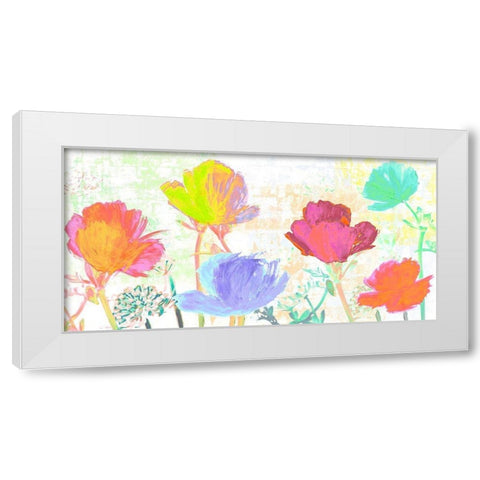 Divertissement dete White Modern Wood Framed Art Print by Muriel, Phelipau