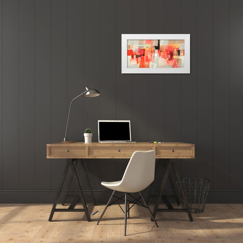 Giovinezza White Modern Wood Framed Art Print by Piovan, Maurizio