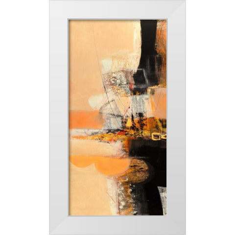 Nuovi incontri I White Modern Wood Framed Art Print by Piovan, Maurizio