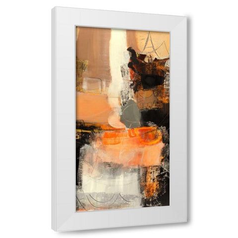 Nuovi incontri II White Modern Wood Framed Art Print by Piovan, Maurizio