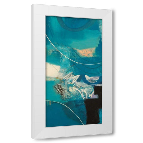 Un viaggio II White Modern Wood Framed Art Print by Piovan, Maurizio