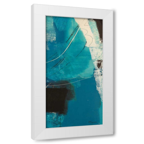 Un viaggio III White Modern Wood Framed Art Print by Piovan, Maurizio
