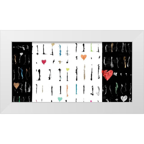 Act of Persistence White Modern Wood Framed Art Print by Peter, Winkel