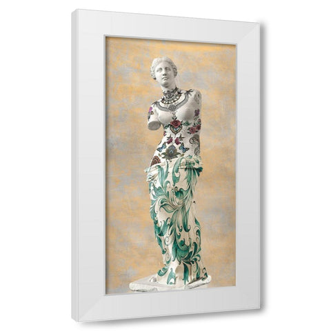 Stattoo II â€“ Venus White Modern Wood Framed Art Print by Hill, Steven