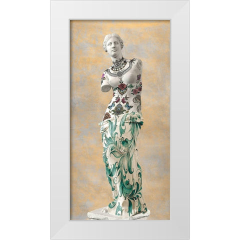 Stattoo II â€“ Venus White Modern Wood Framed Art Print by Hill, Steven