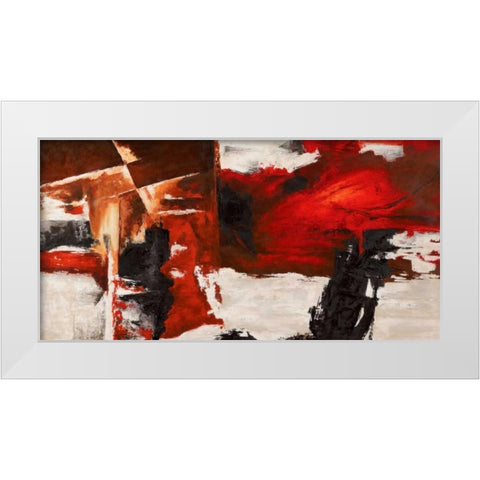 Eclipse White Modern Wood Framed Art Print by Stone, Jim