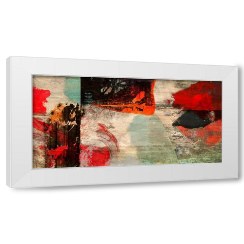Rules of Attraction White Modern Wood Framed Art Print by Stone, Jim