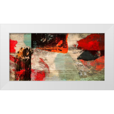 Rules of Attraction White Modern Wood Framed Art Print by Stone, Jim