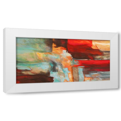 Affirmation White Modern Wood Framed Art Print by Stone, Jim