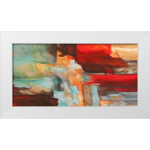 Affirmation White Modern Wood Framed Art Print by Stone, Jim