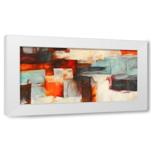 Avalanche White Modern Wood Framed Art Print by Stone, Jim