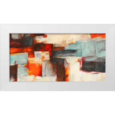 Avalanche White Modern Wood Framed Art Print by Stone, Jim