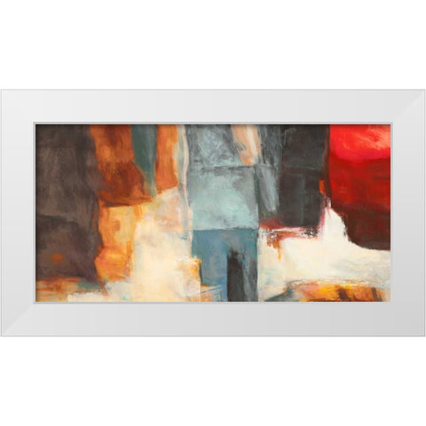 Consequence White Modern Wood Framed Art Print by Stone, Jim