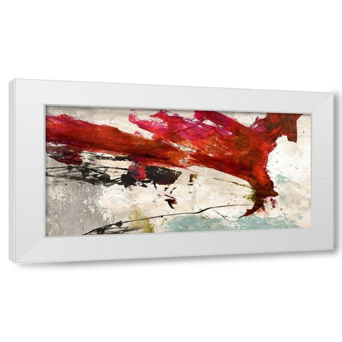 Colors Rumbling White Modern Wood Framed Art Print by Stone, Jim