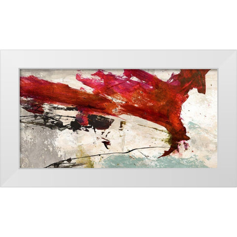 Colors Rumbling White Modern Wood Framed Art Print by Stone, Jim