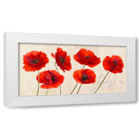 Springtime White Modern Wood Framed Art Print by Rizzardi, Teo