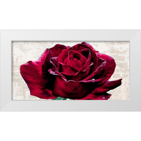 Purple Dame White Modern Wood Framed Art Print by Rizzardi, Teo