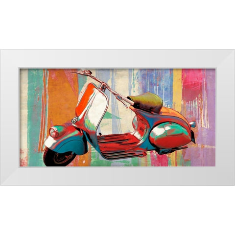 Hommage White Modern Wood Framed Art Print by Rizzardi, Teo