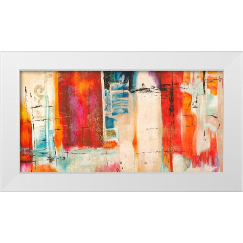 Bangalore White Modern Wood Framed Art Print by Taylor, Heather