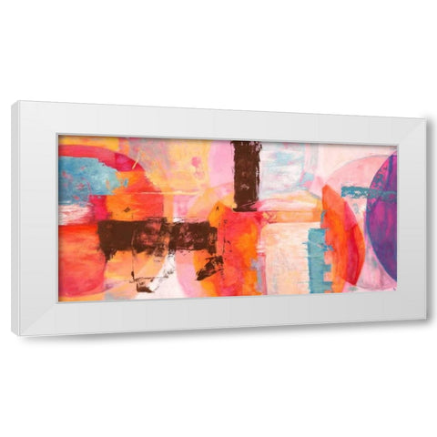 Samsara White Modern Wood Framed Art Print by Taylor, Heather
