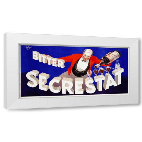Bitter Secrestat 1935 White Modern Wood Framed Art Print by Robys