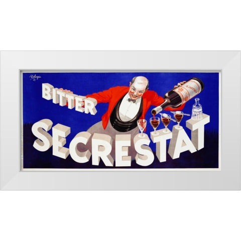 Bitter Secrestat 1935 White Modern Wood Framed Art Print by Robys