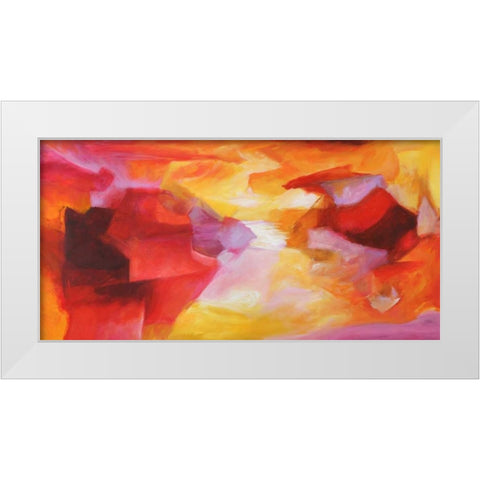 Ipanema White Modern Wood Framed Art Print by Perelli, Teo Vals