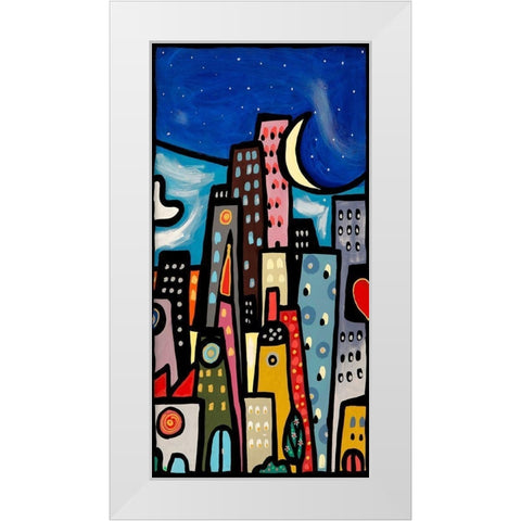 Quando soffia il vento II White Modern Wood Framed Art Print by Wallas