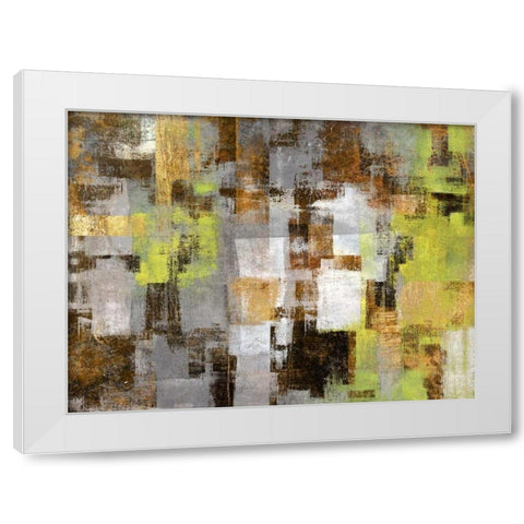 Forest in Springtime White Modern Wood Framed Art Print by Aprile, Alessio