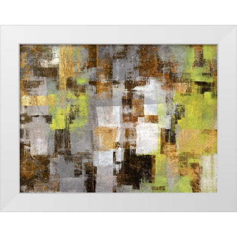 Forest in Springtime White Modern Wood Framed Art Print by Aprile, Alessio